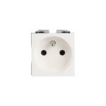 ABB - Prise de courant pin-terre bornes enfichables 2M Blanc - Zenit - 2CLA228760N1101 – Image 2