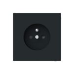 ABB - Prise de courant pin-terre noir mat - Busch-Art Linear - 2CKA002017A1908 – Image 2