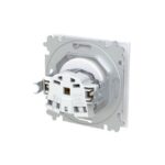 ABB - Prise de courant pin-terre studio blanc mat - Busch-Art Linear - 2CKA002017A1906 – Image 3