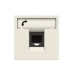 ABB - Prise téléphonique RJ12- 2M - Blanc - 2CLA221760N1101