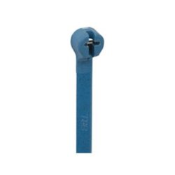 Collier de serrage détectable bleu en nylon 186x4,8 mm