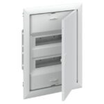 ABB - UK600 - UK624N3 - Coffret encastré 2R 24M avec porte - 2CPX031370R9999