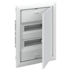 ABB - UK600 - UK624N3 - Coffret encastré 2R 24M avec porte - 2CPX031370R9999