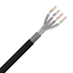 ACOME - S/FTP CAT7 4P PE Fca Noir Exterieur - R7470A-T500