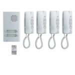 AIPHONE - KIT PARLOPHONIE 2 FILS - 4 APPARTEMENTS - A01008202