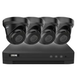 AIPHONE - Pack CCTV IP 4x caméra tourelle 4MP + enregistreur - A50000001