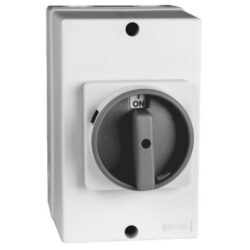 Détails visibles de Commutateur en boîtier IP65 25 A 3 pôles 0-1 90° pour Interrupteurs-sectionneurs