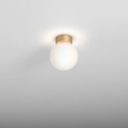 AQFORM - MODERN BALL simple midi LED hermetic M927 surface white structure - 47000-M927-D0-00-13