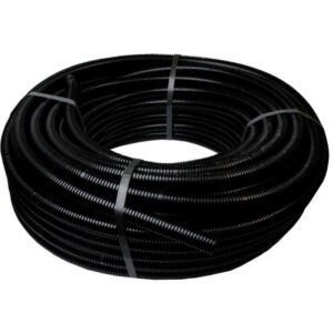 ATTEMA - Electroflex noir 25mm tube flexible - rouleau 50 m - AT2830