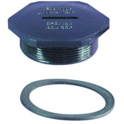 Bouchon obturateur M20 en polycarbonate, configuration visible