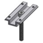 Aerocompact - Aerocompact Middle-Clamp 80 with grounding pins Aluminum pre-assembled - 820302-30-50VP2