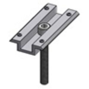 Aerocompact - Aerocompact Middle-Clamp 80 with grounding pins Aluminum pre-assembled - 820302-30-50VP2