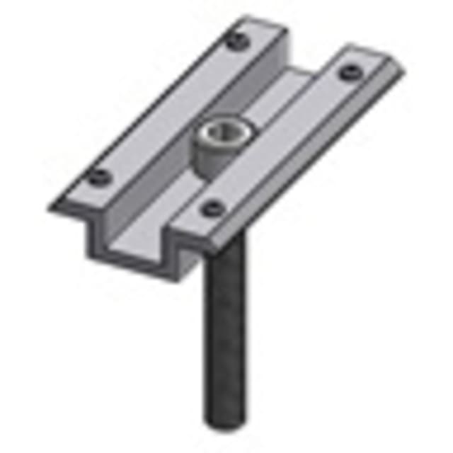 Aerocompact - Aerocompact Middle-Clamp 80 with grounding pins Aluminum pre-assembled - 820302-30-50VP2 Aerocompact - Aerocompact Middle-Clamp 80 with grounding pins Aluminum pre-assembled - 820302-30-50VP2