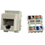 Aginode Belgium - LANMARK-6 EVO SNAP-IN CONNECTOR CATEGORY 6 NON BLINDE - NOUVEAU GENERATION - N420.660-03