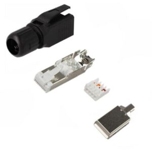 Aginode Belgium - LANmark-6A Field Terminable Plug Category 6A Screened - N490.001