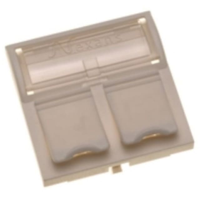 Aginode Belgium - LANmark EU Style 45 x 45 Module 2 Snap-In Flat White - N423.550 Aginode Belgium - LANmark EU Style 45 x 45 Module 2 Snap-In Flat White - N423.550