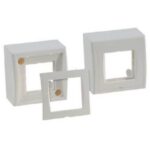 Aginode Belgium - LANmark EU Style 45 x 45 Surface mount box White - N200.116