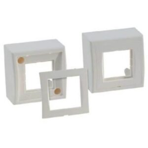 Aginode Belgium - LANmark EU Style 45 x 45 Surface mount box White - N200.116