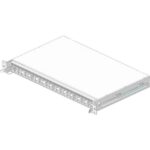 Aginode Belgium - LANmark-OF Patch Panel Snap-In Sliding White - N439.4SNW