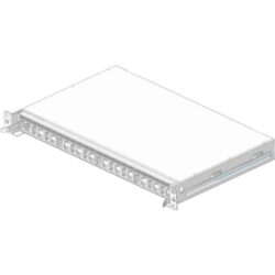 Aginode Belgium - LANmark-OF Patch Panel Snap-In Sliding White - N439.4SNW