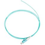 Aginode Belgium - LANmark-OF Pigtail LC OM3 Maxistrip LSZH 50/125 1m Aqua - N121.5MLA