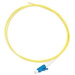 Aginode Belgium - LANmark-OF Pigtail LC/UPC Singlemode Tight Buffer LSZH 9/125 1m Yellow - N121.4TLY