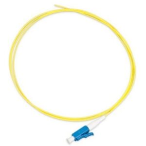 Aginode Belgium - LANmark-OF Pigtail LC/UPC Singlemode Tight Buffer LSZH 9/125 1m Yellow - N121.4TLY