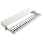 Aginode Belgium - LANmark Patch Panel 24 Snap-In Sliding White - N521.663