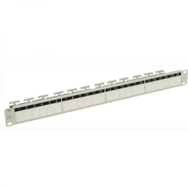 Aginode Belgium - LANmark Patch Panel 24 Snap-In White - N521.661 Aginode Belgium - LANmark Patch Panel 24 Snap-In White - N521.661