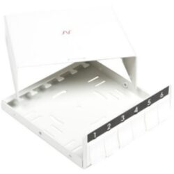 Aginode Belgium - LANmark zone distribution box 6 snap-In White - N521.606