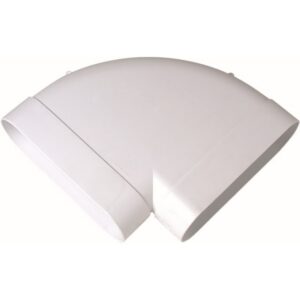 Aldes - Coude 90° - horizontal - équivalent Ø125mm - 60x200 (conduit rigide plastique mi - 11023973