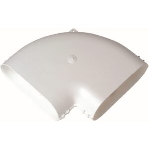 Aldes - Coude 90° - horizontal - équivalent Ø80mm - 40x100 (conduit rigide plastique min - 11023977