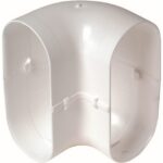 Aldes - Coude 90° - vertical - équivalent Ø80mm - 40x100 (conduit rigide plastique minig - 11023976