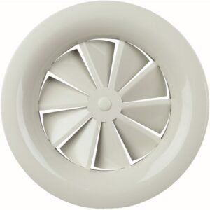 Aldes - Diffuseur à jet hélicoïdal fixe rond SF861 - acier - Ø125mm - 11051105