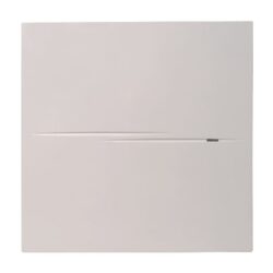 Extracteur d’air carré blanc à fente frontale discrète