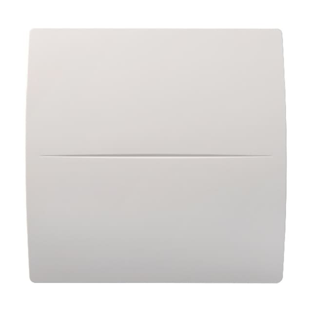 Aldes Extracteur d'air permanent INEA Expert 100 Extracteur d’air mural carré blanc avec façade lisse et fente horizontale centrale