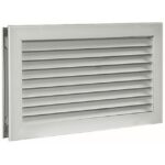 Aldes - Grille simple déflexion - AC 181 F1 500x300 - aluminium - 11050691