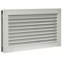 Aldes - Grille simple déflexion - AC 181 F1 500x300 - aluminium - 11050691