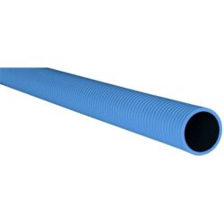 Conduit circulaire flexible antistatique bleu D90 pour ventilation