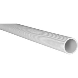 Conduit de ventilation circulaire antibactérien gris Ø75 pour distribution d air