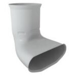 Aldes - Optiflex - Raccord mixte coudé ovale/circulaire - Ø90mm - 11091897