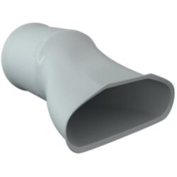 Aldes - Optiflex - Raccord mixte droit ovale /circulaire - Ø90mm - 11091896