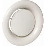 Aldes - Petit terminal réglable - bouche à noyau SR143 - Ø100mm - 11052226