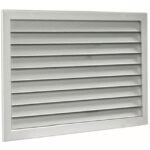 Aldes - Petite grille extérieure renforcée AG638 - 600x600 - aluminium - 11052015
