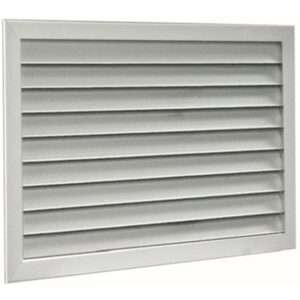Aldes - Petite grille extérieure renforcée AG638 - 600x600 - aluminium - 11052015