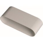 Aldes - Raccord mâle - LG80mm - équivalent Ø125 - 200x60 (conduit rigide plastique minig - 11023083
