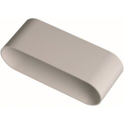 Aldes - Raccord mâle - LG80mm - équivalent Ø125 - 200x60 (conduit rigide plastique minig - 11023083