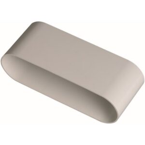 Aldes - Raccord mâle - LG80mm - équivalent Ø125 - 200x60 (conduit rigide plastique minig - 11023083