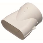 Aldes - Raccord mixte droit - équivalent Ø80mm - 40x100 (conduit rigide plastique miniga - 11023978