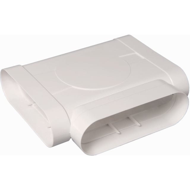 Aldes - Té 90° H - équivalent Ø125mm - 60x200 (conduit rigide plastique minigaine) - 11023980 Aldes - Té 90° H - équivalent Ø125mm - 60x200 (conduit rigide plastique minigaine) - 11023980